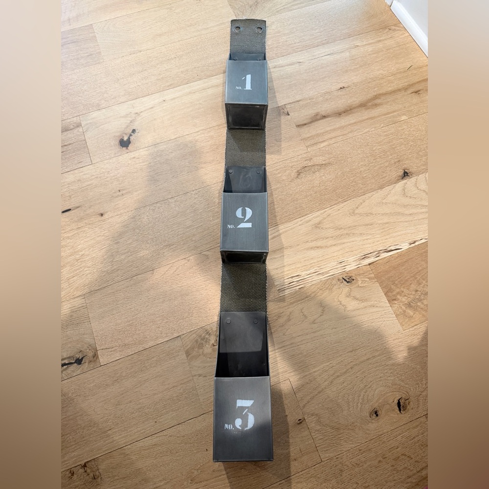 Industrial Metal Organizer-  ZINC